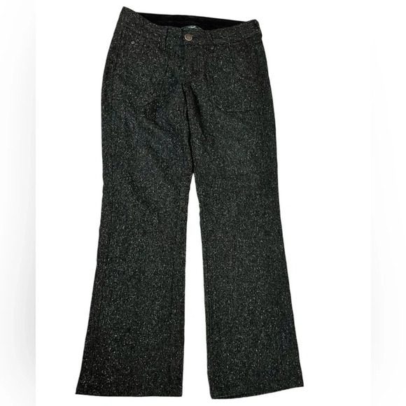 Woolrich Woodlyn Onyx Wool Tweed Pants Size 6 Women's - Picture 1 of 8